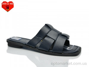 Шльопанці жіночі 813-6 Jiao Li Mei синій оптом от Optomarket