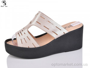 Шльопанці жіночі 81358-1 Purlina бежевий  оптом от Optomarket