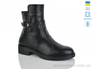 Черевики жіночі 82 чорний к. зима Sali чорний  оптом от Optomarket