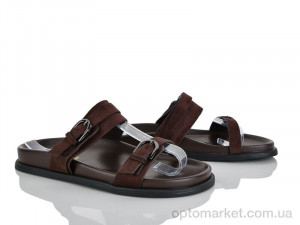 Шльопанці жіночі 820-7 Milinda коричневий оптом от Optomarket