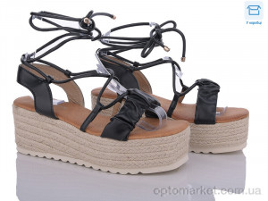 Босоніжки жіночі 82017-1 Basida чорний  оптом от Optomarket