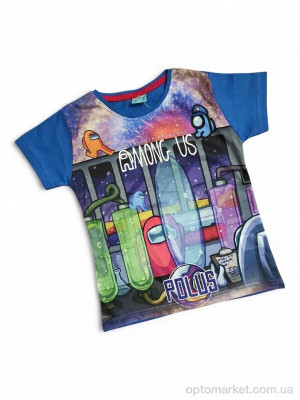 Футболка дитячі 8228 синій CITCIT Kids синій  оптом от Optomarket