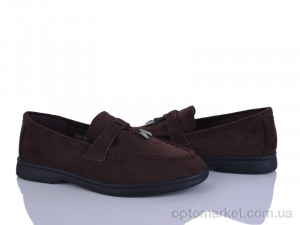 Туфлі жіночі 828-10 LianZuXiang коричневий  оптом от Optomarket