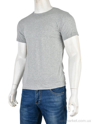 Футболка чоловічі 843М l.grey Textile сірий  оптом от Optomarket