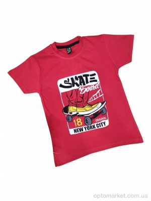 Футболка дитячі 8503 червоний C.N.R. Kids червоний  оптом от Optomarket