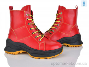 Черевики жіночі 85B red FG червоний  оптом от Optomarket