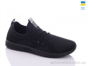 Кросівки чоловічі 8718-2 Swin чорний  оптом от Optomarket