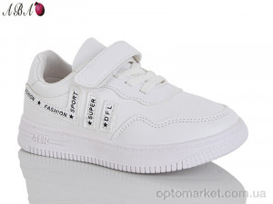 Кросівки дитячі 88-145-1 Aba білий  оптом от Optomarket