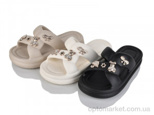 Шльопанці жіночі 8855-3 mix SANLIN 2 мікс  оптом от Optomarket