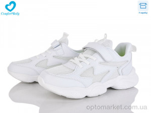 Кросівки унісекс 8856 білий Comfort-baby білий  оптом от Optomarket