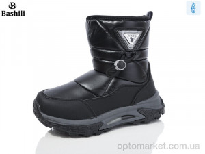 Дутики дитячі 8870-1A Башили чорний  оптом от Optomarket