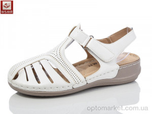 Босоніжки жіночі 8881-2 WSMR білий  оптом от Optomarket