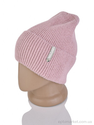 Шапка жіночі 9-13 pink Королева рожевий  оптом от Optomarket