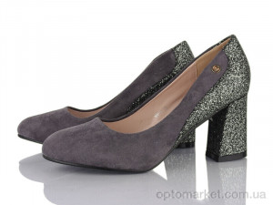Туфлі жіночі 9-84 Fuguiyun сірий  оптом от Optomarket