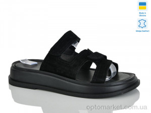 Шльопанці жіночі 9 чорний з. Sali чорний  оптом от Optomarket