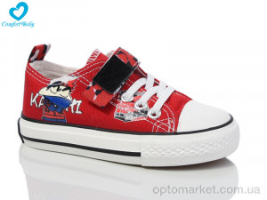 Кеди дитячі 9020 черв Comfort-baby червоний оптом от Optomarket