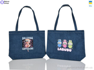 Сумка женская 9034-3 mix Reluna Group синій  оптом от Optomarket