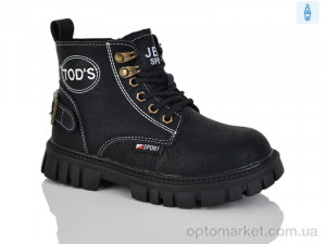 Черевики дитячі 9036 black KEWK чорний оптом от Optomarket