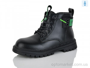 Черевики дитячі 908 green KEWK чорний  оптом от Optomarket