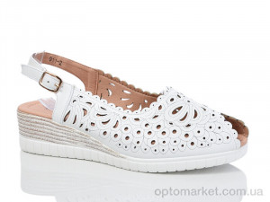 Босоніжки жіночі 911-2 Leguzaza білий  оптом от Optomarket