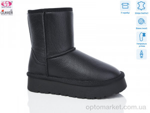 Уги жіночі 9171 Gukkcr чорний  оптом от Optomarket