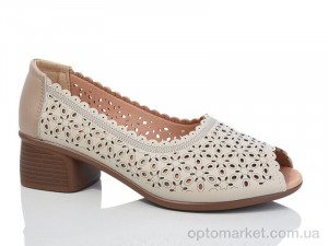 Туфлі жіночі 920-5 Leguzaza бежевий  оптом от Optomarket