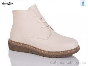 Черевики жіночі 9351-7 Chunsen бежевий  оптом от Optomarket