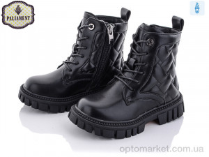 Черевики дитячі 9506-1 бот Paliament чорний  оптом от Optomarket