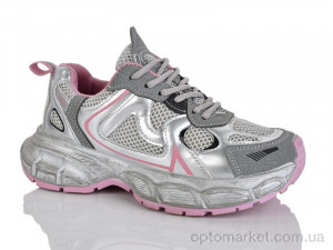 Кросівки жіночі 9589-4Y Kimbo-o срібний оптом от Optomarket