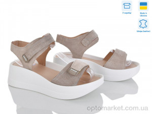 Босоніжки жіночі 9606-35A Ailinda бежевий оптом от Optomarket