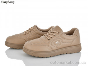Кросівки жіночі 965-3 Minghong коричневий оптом от Optomarket