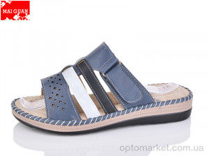 Шльопанці жіночі 971-5 Maiguan синій  оптом от Optomarket