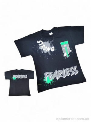 Футболка дитячі 9717 чорний Real Kids чорний  оптом от Optomarket