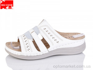 Шльопанці жіночі 975-3 Maiguan білий  оптом от Optomarket