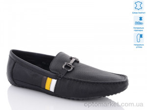 Мокасини чоловічі 979-46 black Sherlock Soon чорний  оптом от Optomarket