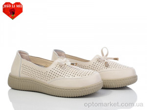 Туфлі жіночі 983 Jiao Li Mei бежевий  оптом от Optomarket