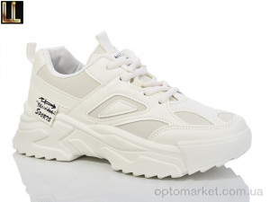 Кросівки жіночі 9858-7 Lilin бежевий  оптом от Optomarket