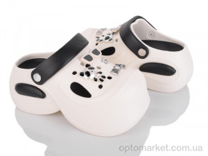 Крокси жіночі 988-1 white Lion-Lu білий  оптом от Optomarket