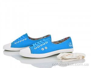 Кеди жіночі 9897 блакитний LiBang блакитний оптом от Optomarket