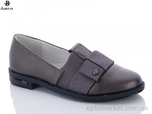 Туфлі дитячі 9G231-2 gun Башили графіт  оптом от Optomarket