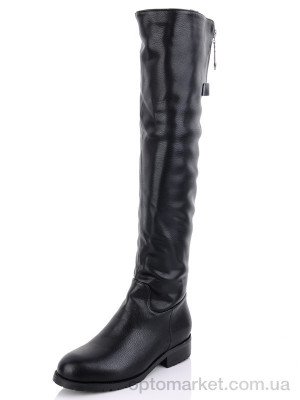 Ботфорты женские B20-2-1 Башили черный  оптом от Optomarket