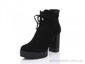 Ботинки женские D77-2 Башили черный оптом от Optomarket