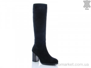 Сапоги женские E197-6M Renzana черный  оптом от Optomarket