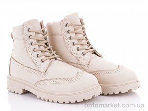 Ботинки женские F1756-2 beige Zoom бежевый  оптом от Optomarket