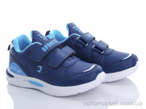 Кроссовки детские FA049-2 Леопард синий  оптом от Optomarket