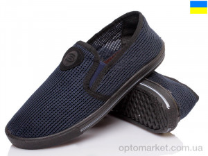 Слипоны мужчины GR 2808 синий Gratis синий  оптом от Optomarket