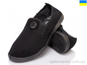 Слипоны мужчины GR 3204 черный Gratis черный  оптом от Optomarket