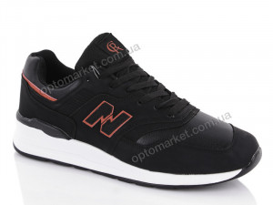 Кроссовки мужчины M8026-2 CROOS черный  оптом от Optomarket