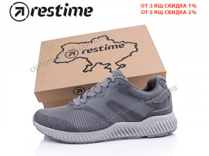 Кроссовки мужчины PMB19361L grey Restime серый  оптом от Optomarket