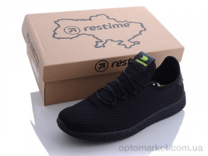 Кроссовки мужчины PML21169 black Restime черный  оптом от Optomarket